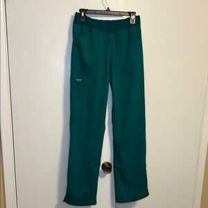 Cherokee green small tall scrub pants